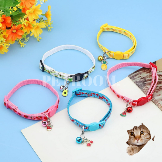 Cat collars | FruitWear™ - PETROOM | Strawberry