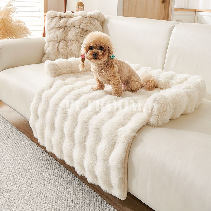 Dog bed | Sofa Protector™ - PETROOM | Beige / 75x75cm