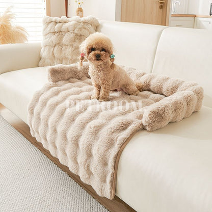 Dog bed | Sofa Protector™ - PETROOM | Coffee / 75x75cm