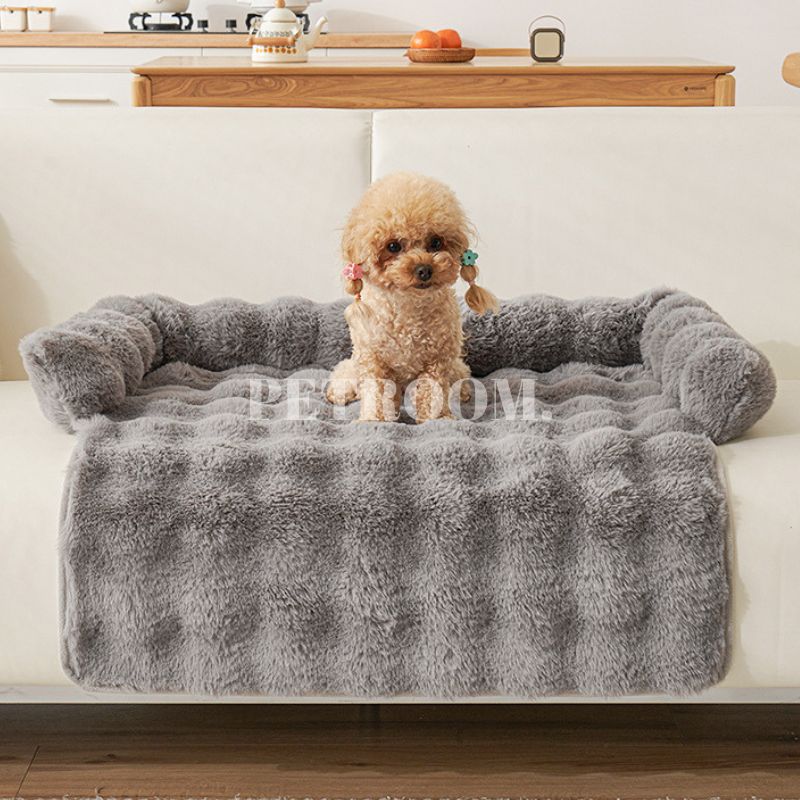 Dog bed | Sofa Protector™ - PETROOM | Beige / 75x75cm