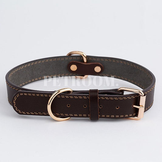 Dog collars | Leather Style™ - PETROOM | Black / L